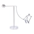 thumbnail image 1 of Figura De Hierro Escultura de equilibrio galvanizada, figura artística de hierro, decoración de escritorio de física, pieza de conversación Yulucky, 1 of 9