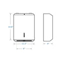 thumbnail image 4 of Paper Towel Dispenser Wall Mount Commercial c-fold/Multi-fold/Tri-fold, Touchless Hand Towel Dispenser with Lock, 4 of 7