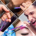 thumbnail image 3 of Facial Hair Scissors, Precision Grooming Kit With Rounded Safety Tip For Eyebrows, Mustache Scissors And Beard Scissors, Lightweight Stainless Steel Trimmers, Travel Friendly, 3 of 7