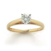 1/2 Carat Round Diamond Solitaire