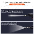 thumbnail image 1 of Pressurized Steam Cleaner, Heavy Duty Portable with Voice Broadcast 8 Pieces Accessory 3 Gears Adjustable Cold Hot Water Steam with Mini Flashlight Multiple Brushes Extension, 1 of 7