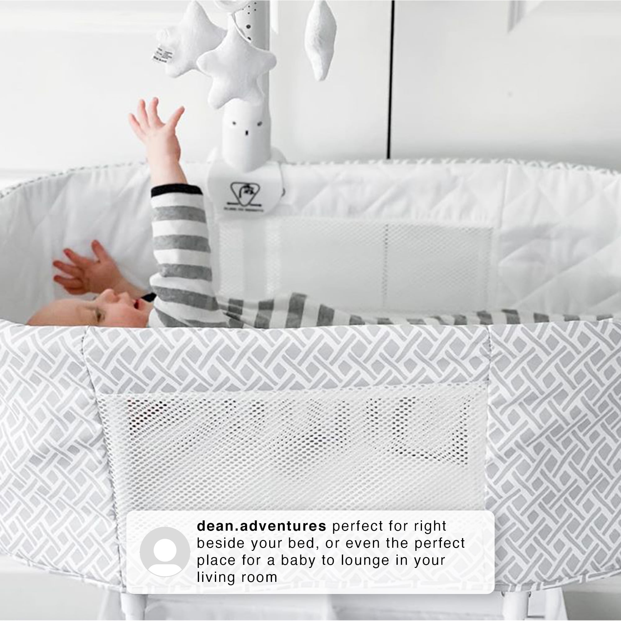 Delta Children Sweet Slumber Bassinet Garden Path