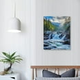 thumbnail image 3 of ONETECH Blue Sky White Forest Canvas Wall Art For Living Room Modern Artwork 16\x20\, 3 of 4