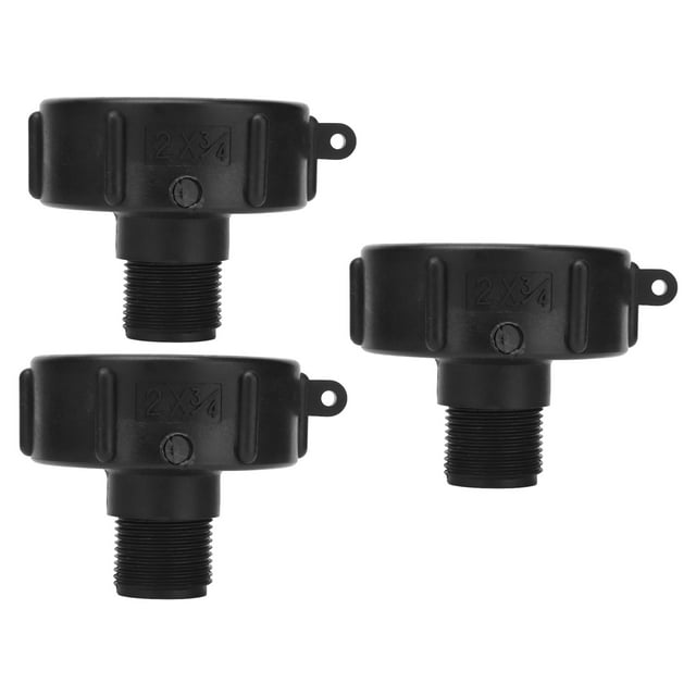 Plastic Drain Adapter, Built In Gasket Valve Fitting ABS IBC Connector For Thread Conversion