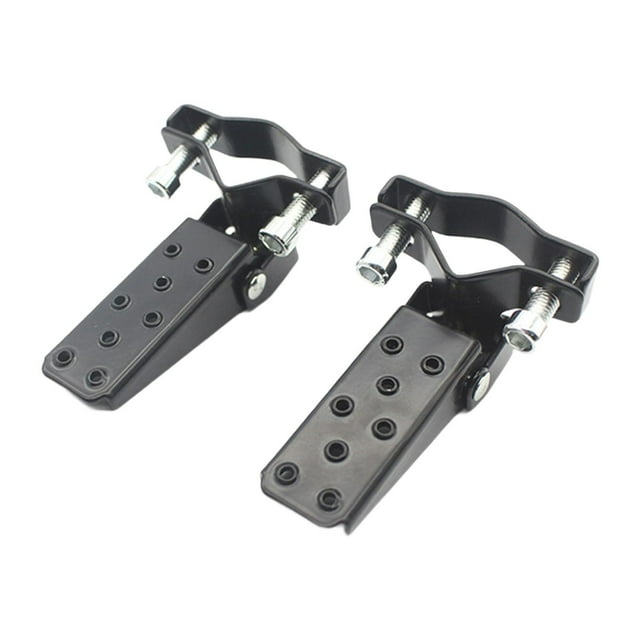 koolsoo Motorcycle Foot Pegs Motorcycle Part Folding Footrest Modification Foot Rest black
