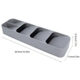 thumbnail image 4 of Kitchen Drawer Organizer, Grey Safe Kitchen Drawer Tray  Forks, 4 of 8