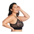 thumbnail image 6 of Glamorise Bramour Gramercy Luxe Lace Bralette Wirefree Bra 7012 (Women's & Women's Plus), 6 of 9
