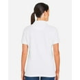 thumbnail image 3 of Harriton M205W Women's Valiant Cotton Snag Protect Polo-White-S, 3 of 6