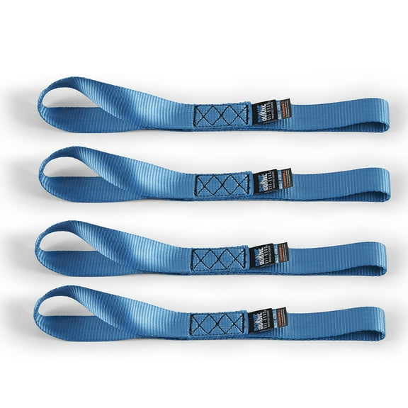Borne Off-Road Soft Loop Tie-Down Straps  Blue