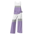 thumbnail image 4 of NMMUED Two Piece Sets for Women Summer Pants Sets Women 2 Piece Outfits Womens Pajama Sets Lounge Sets for Women Tank Top and Pants Set Women, Purple XXL, 4 of 4