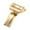 Gold, variant on Milageto Deployment Clasp Utility Strap Button for Little Prince Wristwatch s Black