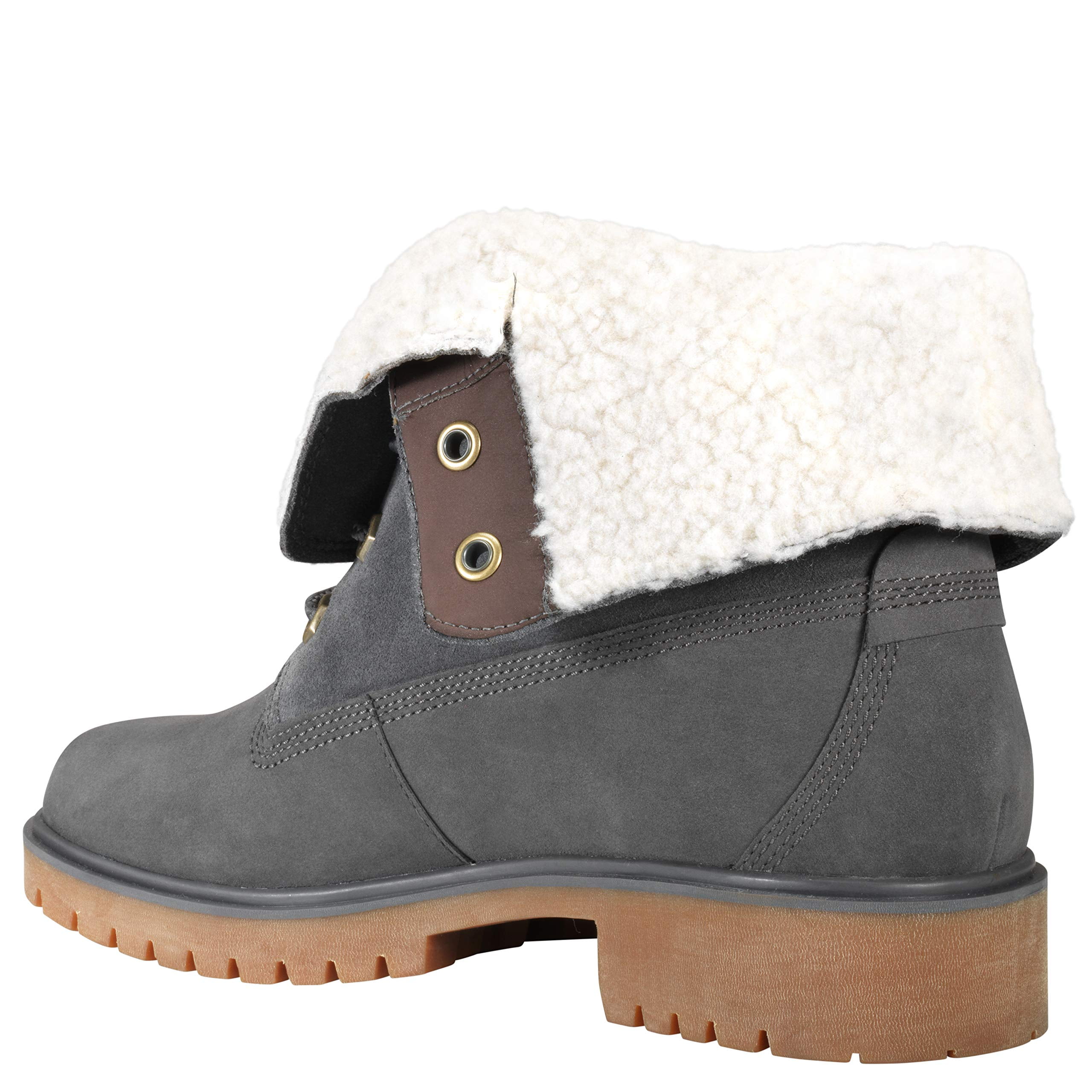 timberland jayne teddy fleece fold down waterproof boot
