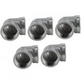 thumbnail image 4 of Pipe Connection Adapter,5Pcs 304 Stainless Steel Pipe Fittings Elbow Connector Remarkable Clarity, 4 of 8
