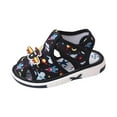 thumbnail image 2 of Fridja Toddler Sandles Girls Boys Squeaky Shoes Rubber Sole Closed Toe Princess Flat Summer Shoes, 1-4 Years Old, 2 of 9