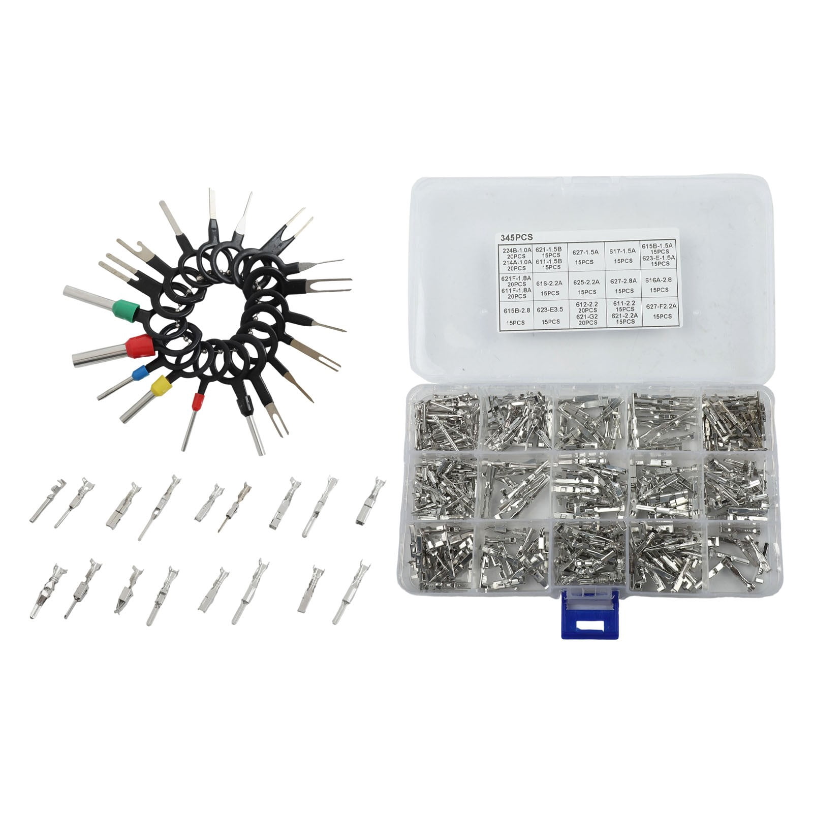 Yafex 345+18Pcs Terminal Pins Wire Harness Pins Male Female Electrical Connector Kit 2025 Hot Sale Brand. New And High Quality