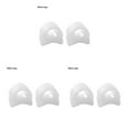 thumbnail image 1 of facefd 1/2/3/5 Toe Separator 2pcs Insoles Ring Separation Hallux Valgus Correction Pad Foot White L 3PCS, 1 of 6
