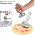 thumbnail image 4 of Lishi Easy-grip Reversible Stainless Steel Meat Tenderizer, 4 of 5