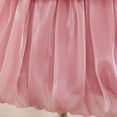 thumbnail image 3 of XFHLMJFF Girls Christmas Tiered Dress Children Sleeveless Solid Color Hem Pleated Flowers Dresses Princess Party Gown 6-7 Years, 3 of 8