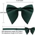 thumbnail image 4 of Bow Ties for Men, Oversized Bow Ties for Men Pre-tied Mens Bow Tie, Adjustable Bow Tie for Tuxedo/Wedding/Party, 4 of 14