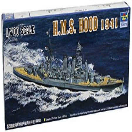 Trumpeter 1/700 HMS Hood British Battleship 1941 Model Kit - Walmart.com