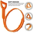 thumbnail image 4 of 6 Pack Drain Clog Remover Tool, Hair Clog Remover, Sink Snake,Drain Hair Remover Tool For Sewer, Toilet, Kitchen Sink, Bathroom Tub, 4 of 5