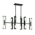 thumbnail image 2 of Winfield 12-Light Linear Chandelier in Matte Black, 2 of 5