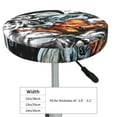 thumbnail image 4 of Balery Four Running Horses Velvet Round Bar Chair Cushion Cover Adjustable, Protects From Scratches And Stains, Soft & Washable Ideal For Wooden And Metal Stools - 12 Inch, 4 of 7