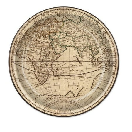 - The Beistle Company Around The World Paper Plate