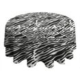 thumbnail image 4 of Leopard Print Round Tablecloth 60x60in(153x153cm) – Waterproof Polyester Table Cover with Full Print Design, Wrinkle Resistant & Washable for Kitchen Dining Party Decor, 4 of 6