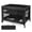 Black, variant on Babyjoy Portable Baby Playard with Soft Mattress, Breathable Mesh Sides, Wheels & Carry Bag Black