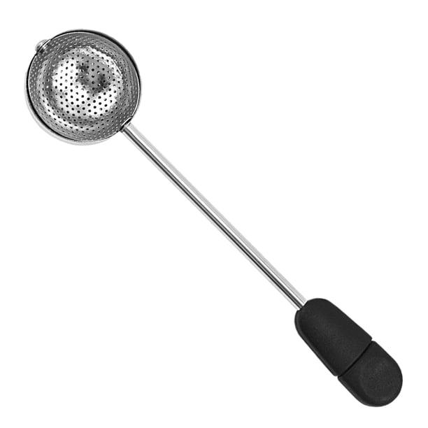 Infusor de Té Injueey Acero Inoxidable Giratorio Negro