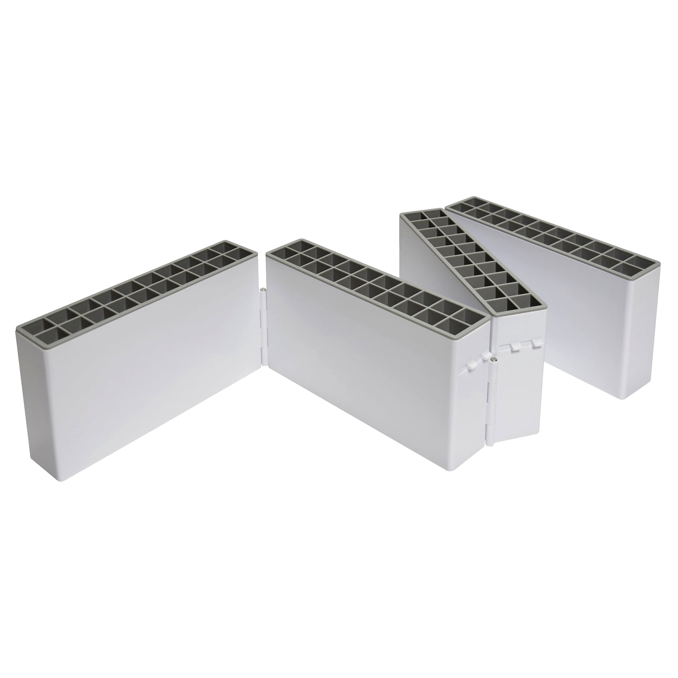 Deflecto Expandable Marker Accordion Organizer-White/Clear