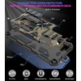 thumbnail image 4 of Phone Case for Samsung Galaxy S21 FE (Not fit S21),Army Camouflage Case with Military Grade Protection Drop-Tested and Built-in Kickstand Cover for Samsung Galaxy S21 FE MC Army Green, 4 of 7