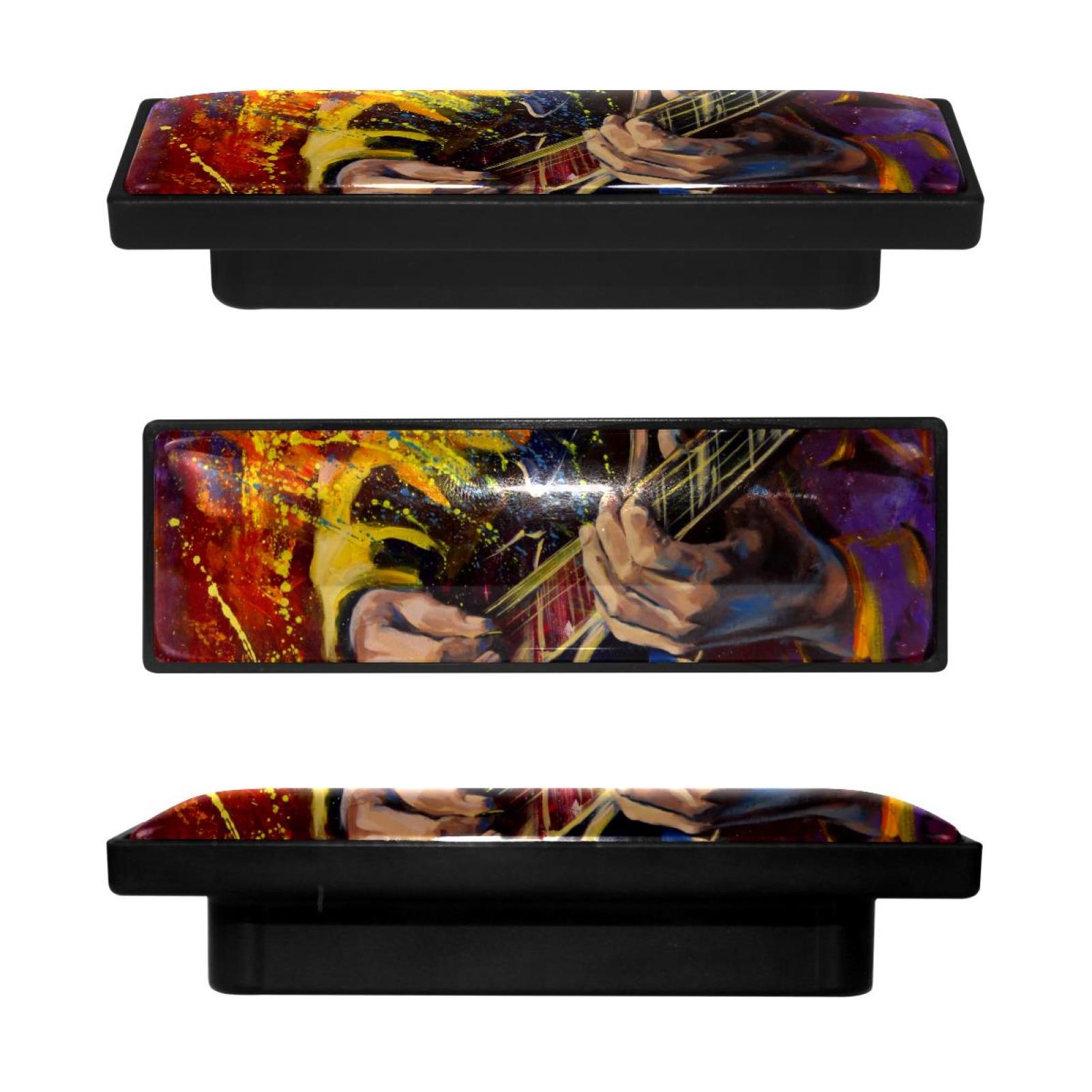 4 Pcs Rectangle Handle Cupboard Knob Drawer Pulls Handle Guitar