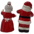 thumbnail image 2 of Christmas Santa and Mrs Claus Dancing Couple Hugging Magnetic Salt and Pepper Shakers Set, 2 of 3
