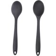 thumbnail image 1 of Piezas Cucharas de Cocina de Silicona, 27.5 Cuchara de Silicona de Mango Largo Cucharas de Cocina Antiadherentes Resistentes al Calor para revolver, saltear Mezclar Scoop Black, 1 of 5