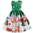 thumbnail image 3 of Girls Christmas Dresses Fancy Halloween Christmas Festival Party Dress 2-9Y, 3 of 7