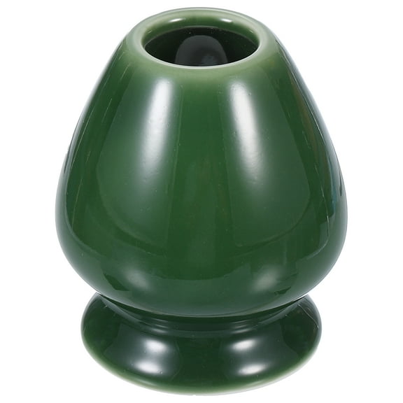 Uxcell Ceramic Chasen Stand 68mm Matcha Whisk Holder Teas Set Whisks Stand Matcha Tea Chasen Holder Green
