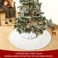 thumbnail image 7 of Ayieyill Christmas Tree Skirt 49", Tree Skirts for Artificial Trees, Christmas Decoration Tree Skirts(Beige), 7 of 7