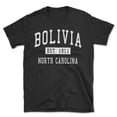 thumbnail image 1 of Bolivia North Carolina Classic Established Men's Cotton T-Shirt, 1 of 1