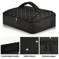 thumbnail image 2 of Iauyy Casserole Carrier for Hot Food Insulated Casserole Travel Carry Bag with Lid Food Warmer Bag for Party/Picnic,White Dots, 2 of 7