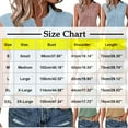 thumbnail image 2 of Umfun Summer Womens Tank Tops V Neck Casual Flowy Sleeveless Shirts for Women Bottoming Slim Short Tops Sky Blue XXL, 2 of 6