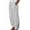 White panst, variant on Rhuody Pants For Womens Straight Leg Slacks High Waist Lady Summer Striped Print Button Loose Long Pants Casual Trousers Black L