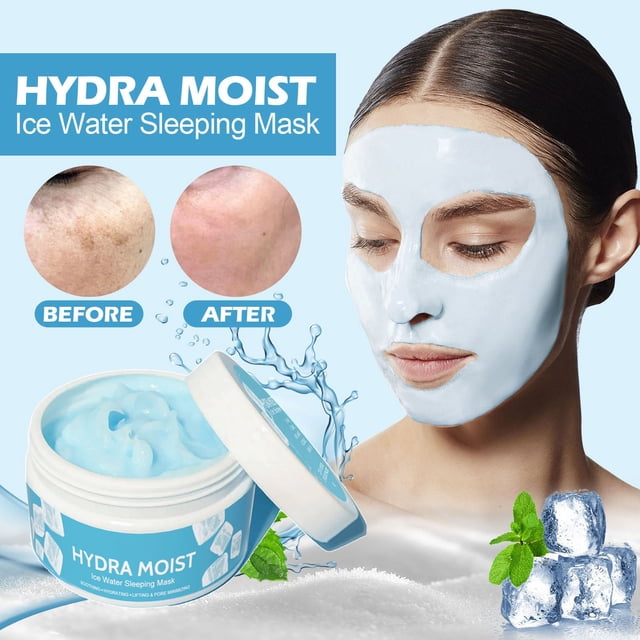 Fiudx Crema Hidratante, Loción Facial Hidratante de Larga Duración, Mascarilla Reparadora Antiedad, Crema Diaria para Piel Sensible, para Dormitorio Por La Noche, para Todo Tipo de Piel, con Ingredie