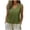 *Army Green, variant on ClodeEU Women's V Neck Sleeveless Linen Tank Top, Casual Loose Fit Summer Lightweight Blouse Army Green,Women's Plus L