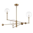 thumbnail image 3 of Trade Winds Aidan 5-Light Chandelier in Natural Brass, 3 of 5
