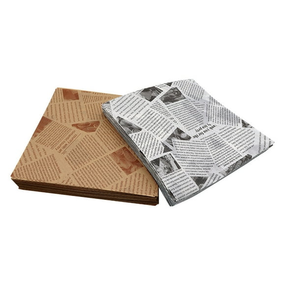200 Sheets Wax Paper for Food, Parchment Paper, Sandwich Wrapping Paper, Basket Liners