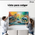 thumbnail image 2 of Cuadro Decorativo Canvas Revolution Cruce Elefantes 90x60, 2 of 4