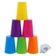 thumbnail image 1 of 1 juego de vasos apilables divertido y atractivo para niños. Vasos apilables con tarjeta de papel para la interacción entre padres e hijos que mejora la concentración y las habilidades cognitivas., 1 of 7