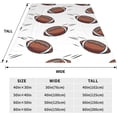thumbnail image 5 of Yibo Football Theme Blanket Flannel Soft and Comfortable Anti-static Bed Sofa Blanket, 5 of 9